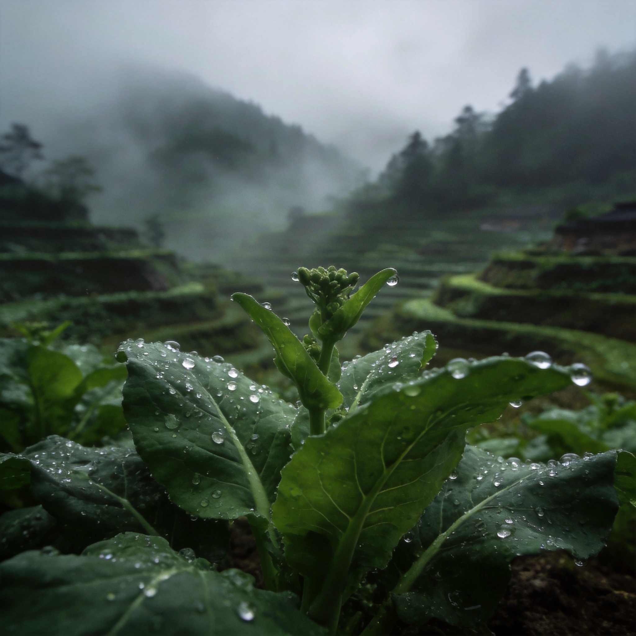 黔东南山地梯田清晨